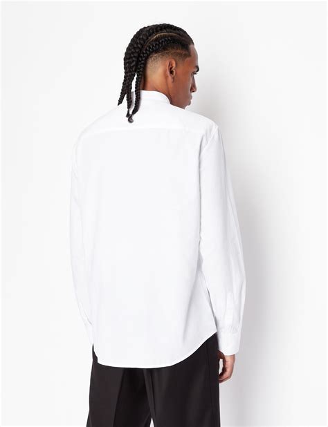 Armani Exchange Cotton Long Sleeve Regular Fit Shirt - Big Apple Buddy