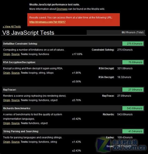 非IE内核浏览器 V8测试对比_软件评测_中关村在线