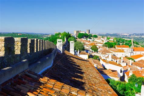观看葡萄牙历史中心城市奥比多斯高清图片下载-正版图片307006205-摄图网