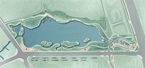 湖南湘潭木鱼湖公园景观规划设计 / 太禾设计 – mooool木藕设计网