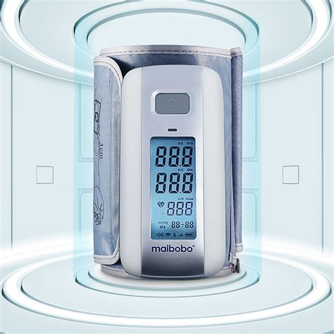 脉搏波电子血压计精准测量家用臂式量血压测量仪医用血压仪RBP55_虎窝淘