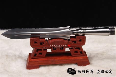 龙泉市刀剑 十八般兵器 不锈钢 单面方天画戟 未开刃-阿里巴巴