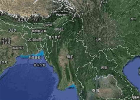 缅甸地图全图高清版大图 - 缅甸地图 - 地理教师网