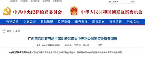 广西自治区政府副主席刘宏武接受中央纪委国家监委审查调查 | 每经网