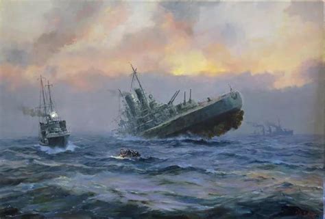 战列舰作为主力的最后一战：画家笔下的日德兰