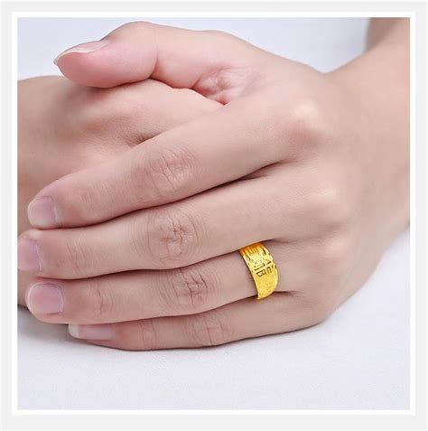 镀金戒指男女士一对越南镀金镀黄金结婚订婚龙凤情侣对戒代发-阿里巴巴