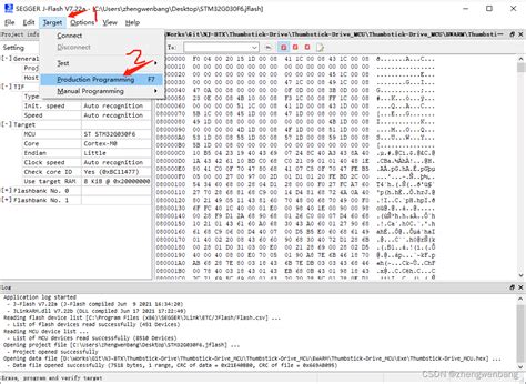 J-LINK 使用J-Flash软件烧写STM2程序时出现 Verification of RAMCode failed... 下载失败解决 ...
