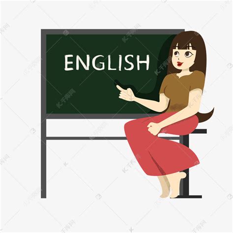 学习英语小女孩素材图片免费下载-千库网