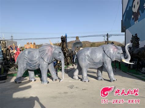 在户外景观和动物园都少不了动物造型玻璃钢大象雕塑塑像-玻璃钢雕塑,玻璃纤维雕刻,树脂纤维雕像-东莞市名妍雕塑艺术有限公司