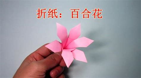 【大图】百合花的折法_折纸_太平洋亲子网
