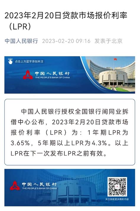 lpr最新报价2023年12月利率维持不变 - 希财网