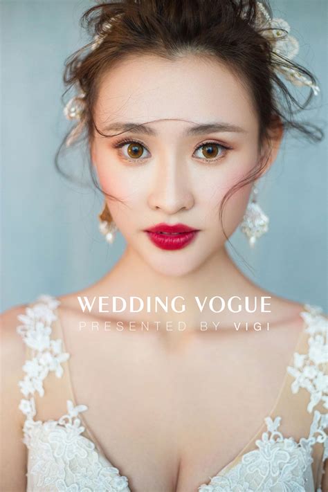 氧气妆容甜美女生头像