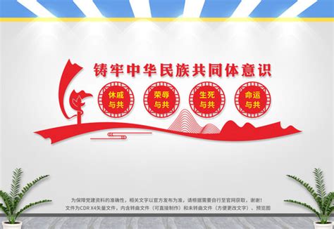 铸牢中华民族共同体意识,党建展板,宣传展板模板,设计,汇图网www.huitu.com