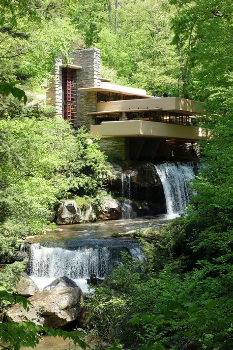 美国宾夕法尼亚州流水别墅（Fallingwater）- 弗兰克·劳埃德·赖特（Frank Lloyd Wright） - 建筑设计案例 - 树状模式