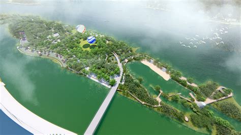 河源高新区城市滨水公园已开放！未来将配套建设3个江景泳池-河源国家高新区