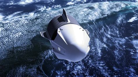 4K商用航天器打开对接舱口探索大自然视频模板下载 - 觅知网