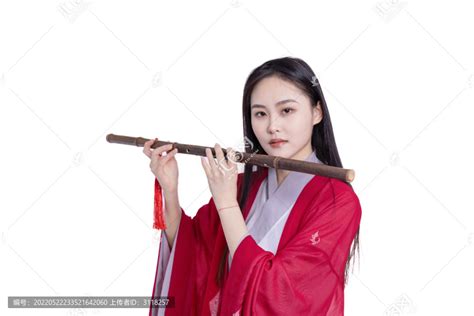 吹箫图图片