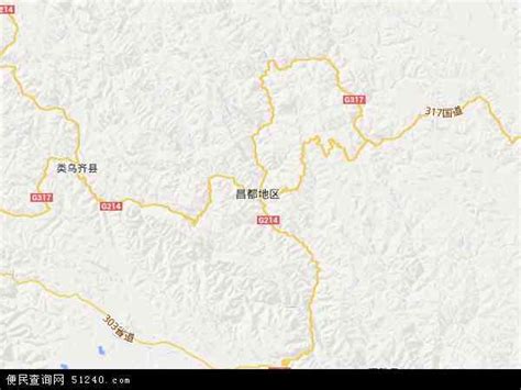 昌都县地图 - 昌都县卫星地图 - 昌都县高清航拍地图