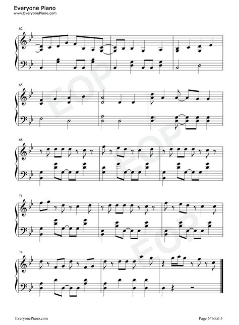 陈奕迅《孤勇者》原版钢琴弹唱谱 流行弹唱网 钢琴谱