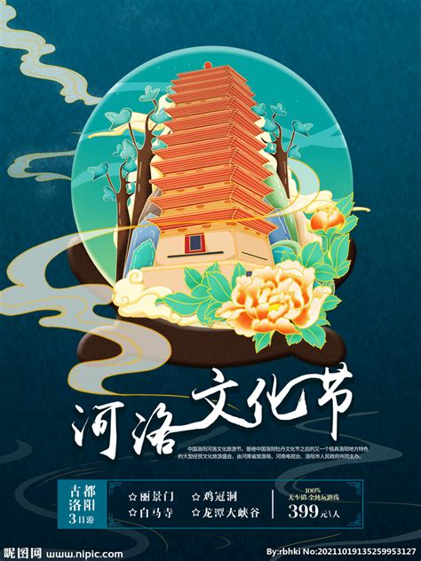 洛阳旅游海报设计图__海报设计_广告设计_设计图库_昵图网nipic.com