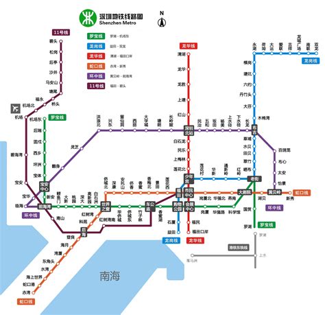 深圳地铁最新线路图（2021年更新）_深圳之窗