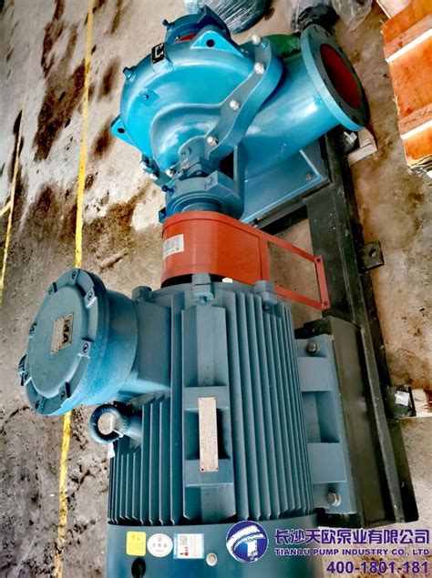长沙水泵厂天鹅天欧工业泵-单级双吸中开离心泵材质好工艺精细质量稳定经久耐用，为客户节约配件成本及运维成本，全国销售服务电话400-1801-181