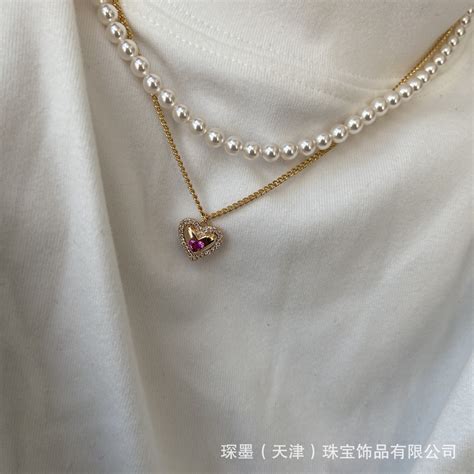 琛墨时尚小众迷你珍珠项链优雅珍珠链女复古百搭通勤设计感锁骨链-阿里巴巴