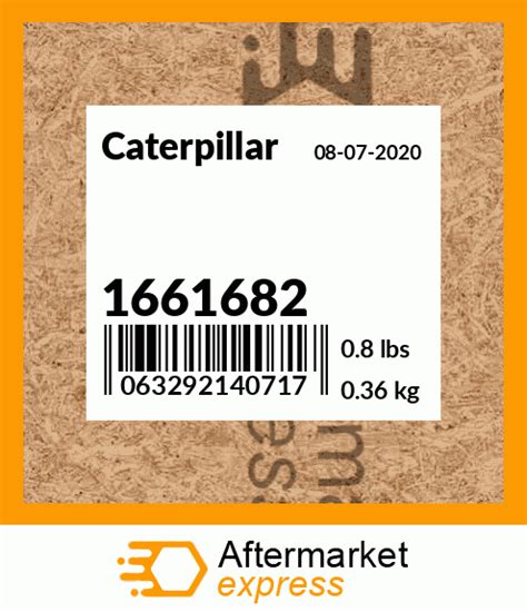 1661682 fits Caterpillar | Price: $23.70