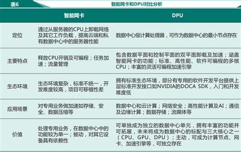 智能网卡和DPU的区别在哪？智能网卡和dpu对比分析-三个皮匠报告