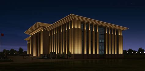 廊坊市法治宣教中心亮化设计方案