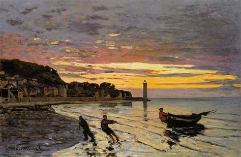 0941_莫奈高清油画绘画作品JPG格式_Claude_Monet_Paintings_-_1525_paintings_The_Beach ...