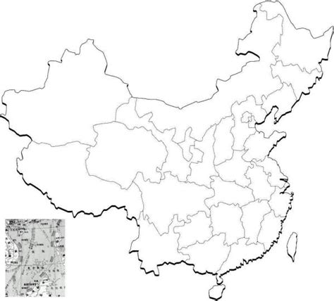 中国各省轮廓图（一）_我是小静儿-站酷ZCOOL
