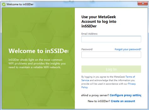 inSSIDer for Windows 7 - Discover Wi-Fi networks