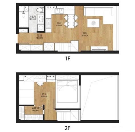层高只有3.8米的酒店式公寓，也可以有两室两卫_太平洋家居网整屋案例