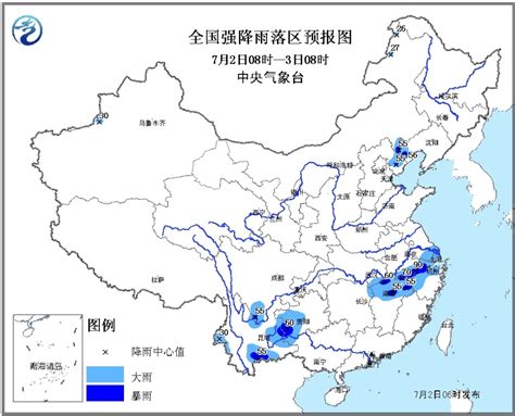 未来三天全国天气预报（7月2日） - 浙江首页 -中国天气网