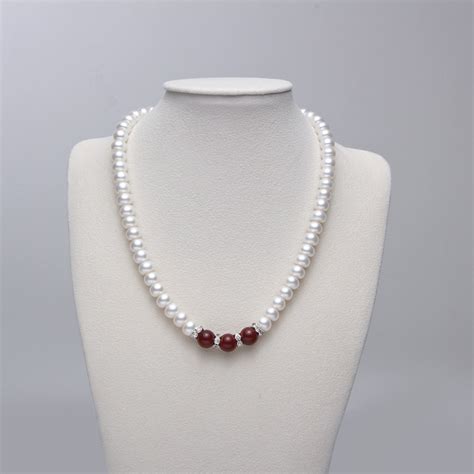 淡水珍珠系列项链女法式复古简约百搭气质优雅时尚个性颈链锁骨链-阿里巴巴