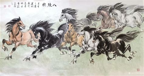 八马骏图大全图片