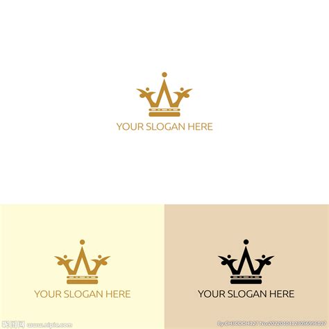 皇冠标志采用字母L设计模板，玩家风格孤立在白色背景上，王者图标插画图片素材_ID:422016855-Veer图库