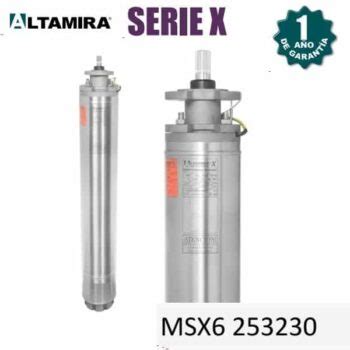 Motor sumergible 25 HP Altamira MSX6 253230 | 3F/230V