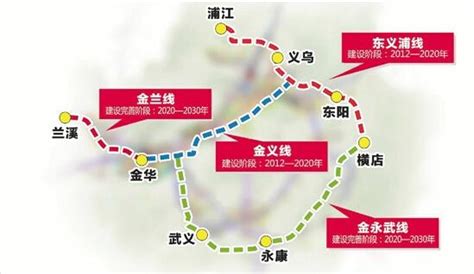 金华规划建设4条轻轨线路 将连接主城区和6个县市_频道-金华_腾讯网