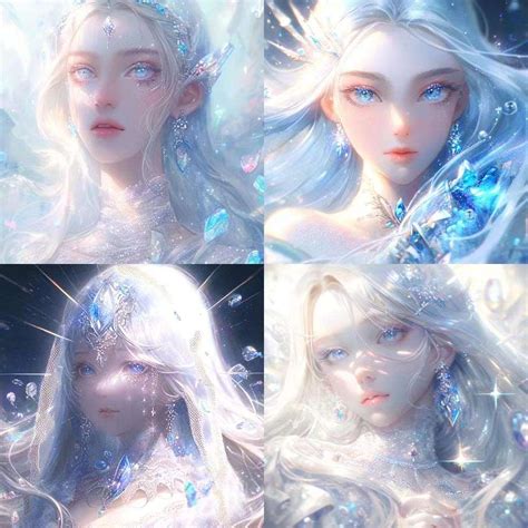 非主流白发魔女头像
