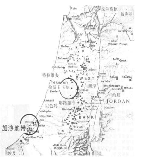 以色列在地图上的位置_以色列地图地理
