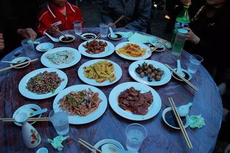 乡村流水席,中国菜系,食品餐饮,摄影素材,汇图网www.huitu.com