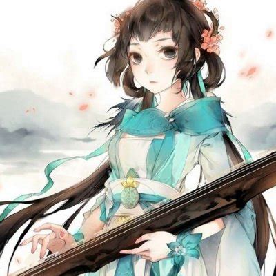 手绘古风小头像图片女生