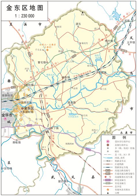 金华市的区划调整，浙江省的第三大城市，为何有9个区县？__财经头条
