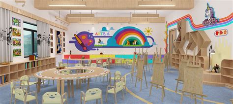 幼儿园的一些功能室|三维|建筑/空间|桔子HL - 原创作品 - 站酷 (ZCOOL)