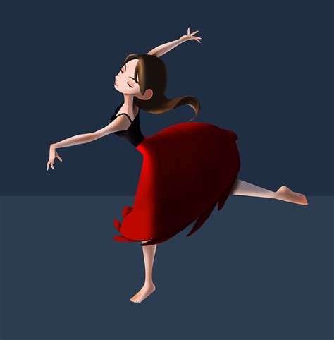 跳舞卡通小女孩设计图__广告设计_广告设计_设计图库_昵图网nipic.com