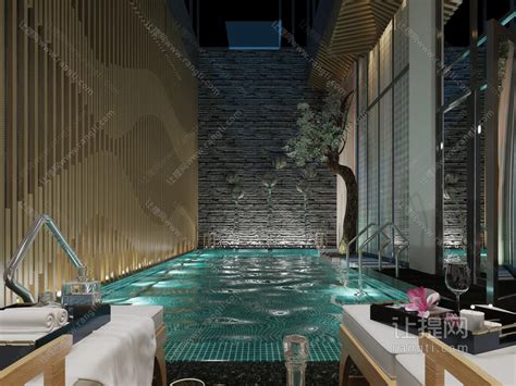 新中式洗浴中心 - 效果图交流区-建E室内设计网