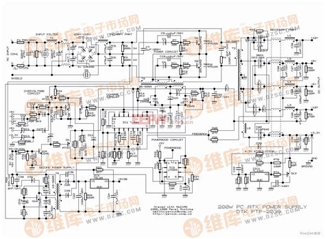 atx电源线路图,电源线路图,12v电源线路图_大山谷图库