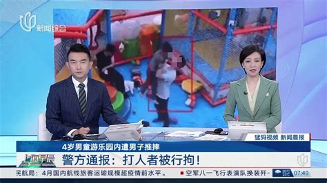 4岁男童游乐园内遭男子推摔 警方通报：打人者被行拘！_手机新浪网